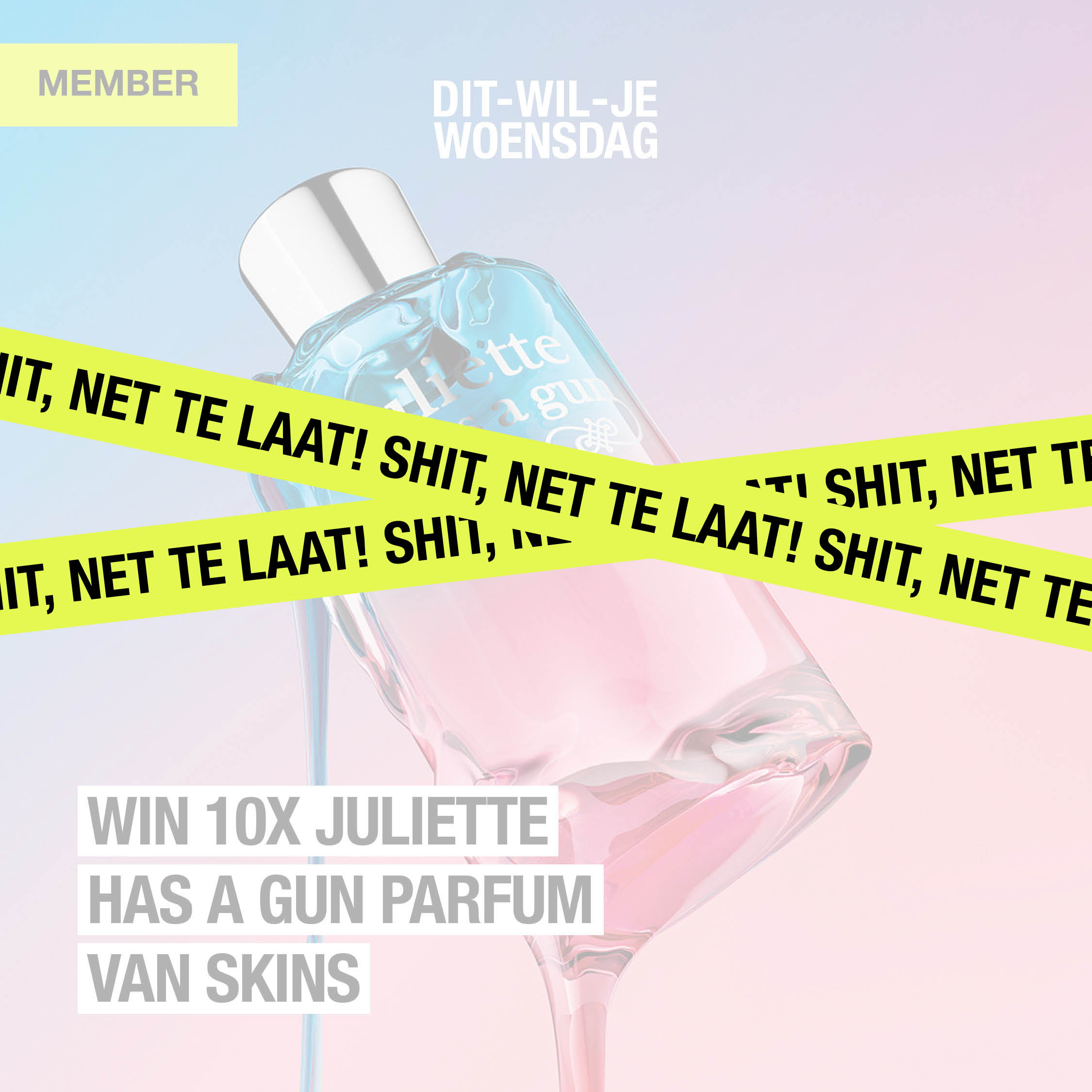 Gloednieuwe parfum alert: win 10 x Juliette has a Gun Miami Shake parfum t.w.v. €105